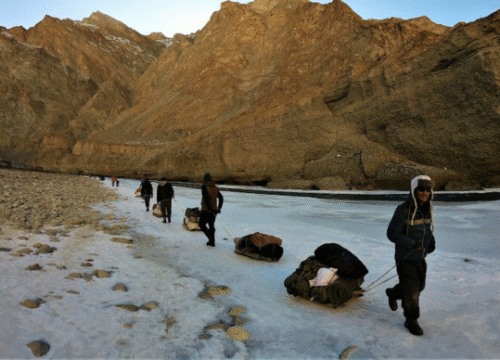 Chadar Trek - Frozen River