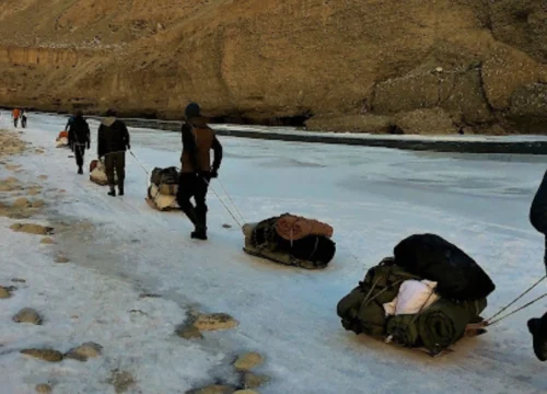 Chadar Trek - Frozen River