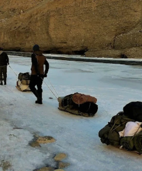 Chadar Trek - Frozen River