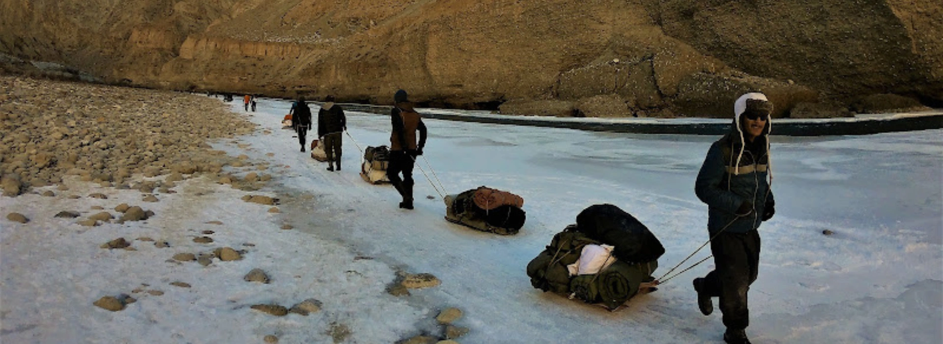 Chadar Trek - Frozen River