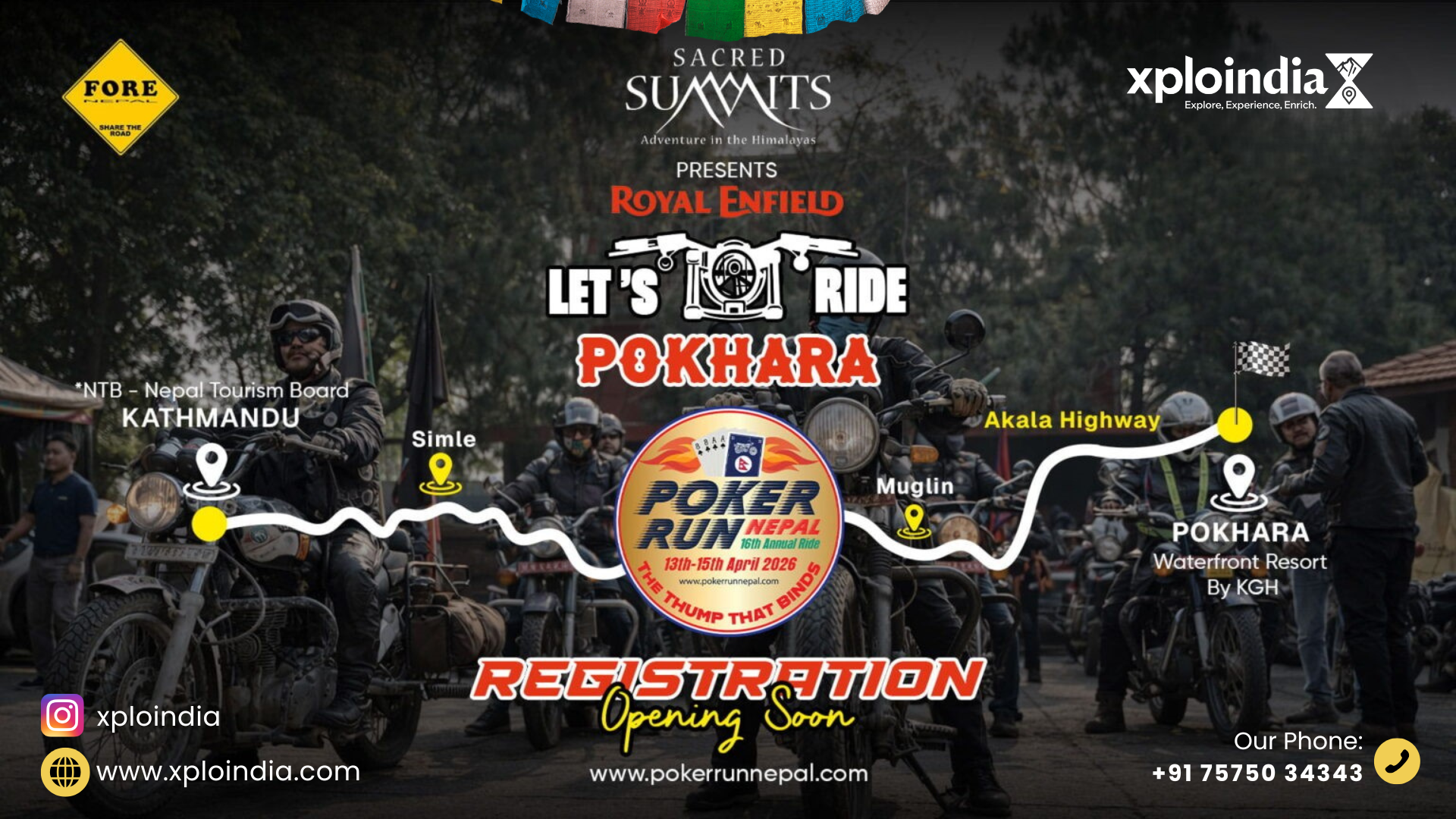 Poker Run Bike Ride Nepal
